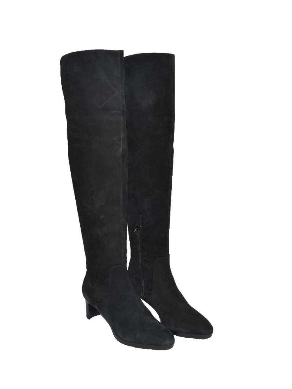 New Aquatalia Danika Weatherproof Over the Knee Black Suede Size 6.5 OTK DD18